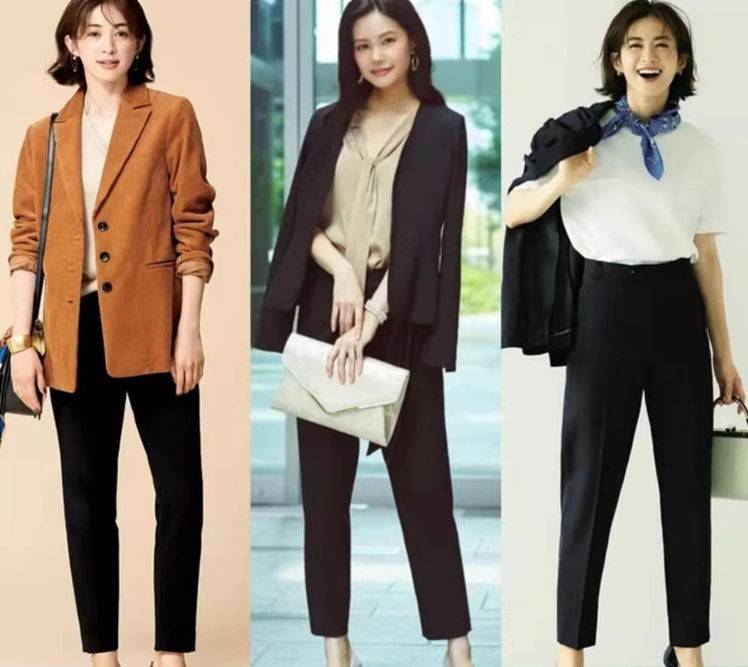 毛衣 40岁女人秋季烟管裤的穿搭