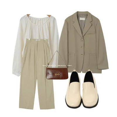 一身 极简搭配LOOK,好看到犯规!