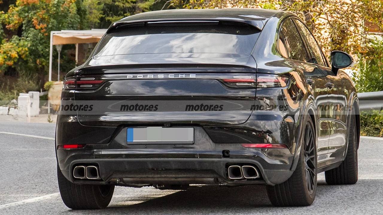 原创有望2022年发布新款保时捷cayennecoupe谍照曝光外形小改