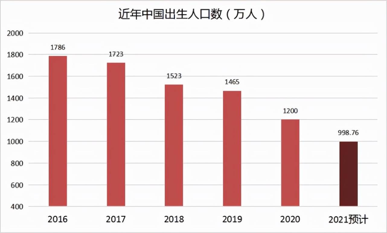 2021出生人口统计图图片