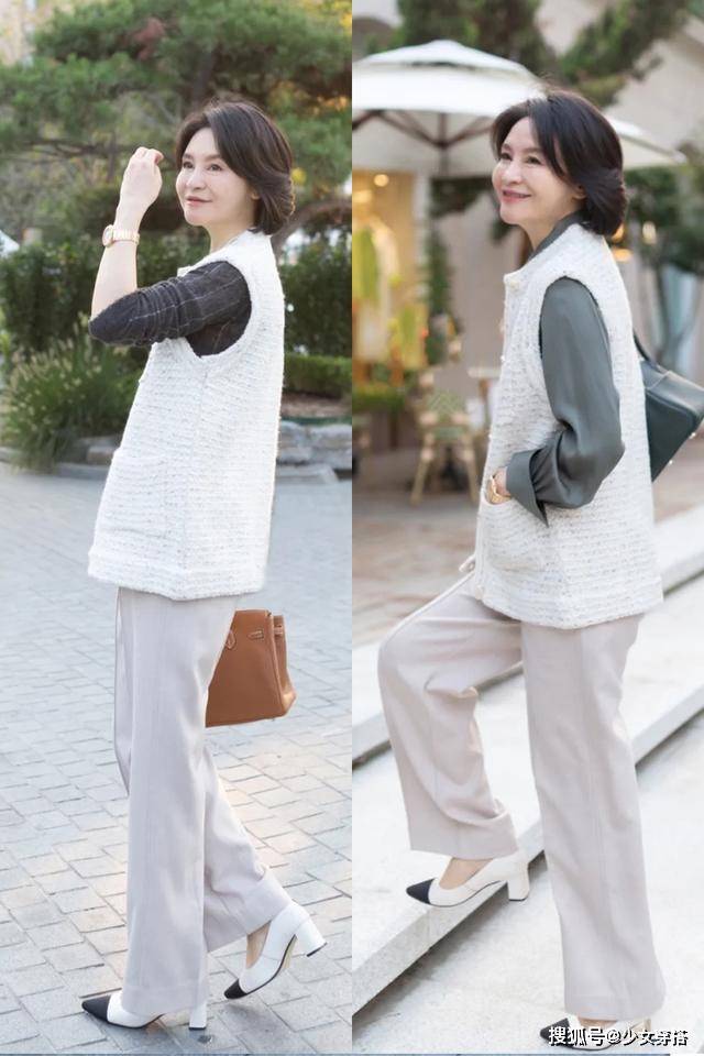 马甲 中年必备的3件衣,囊括50、60岁女人90%穿搭套路,适合气质型女人