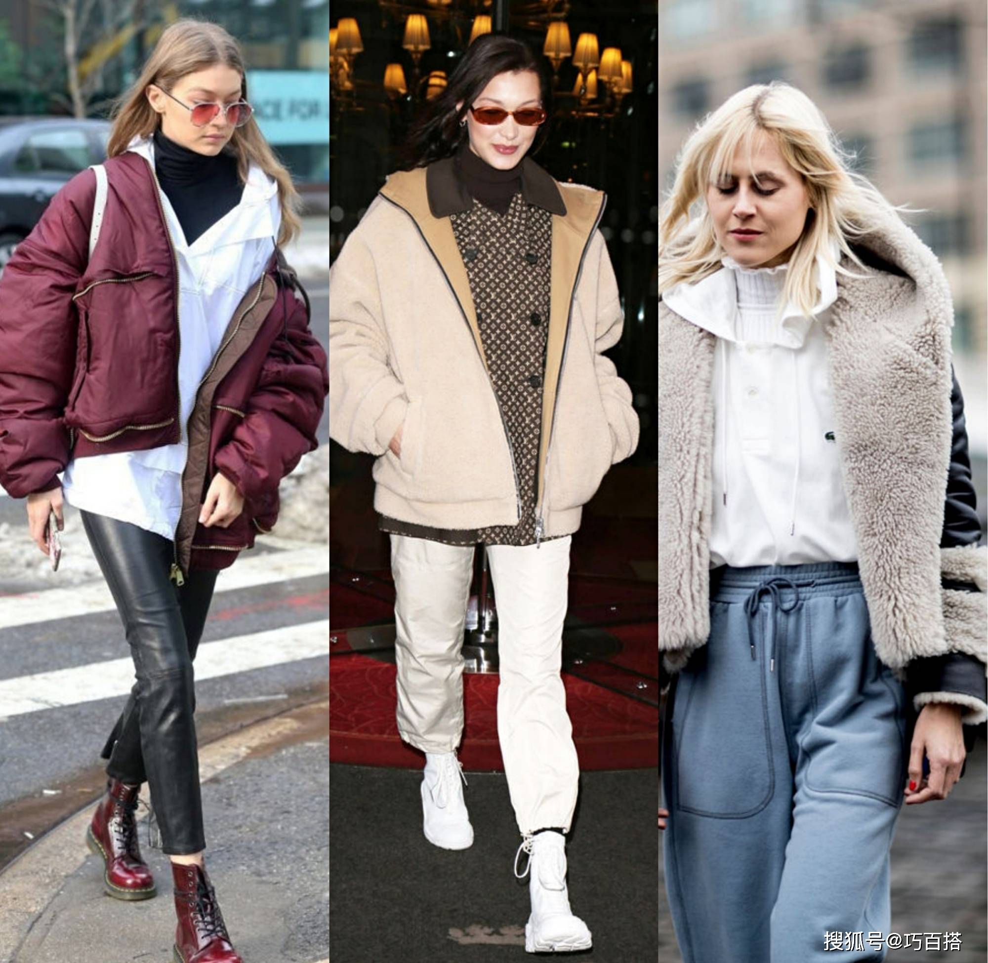卫衣 秋冬季节保暖还时髦,就看这3种进阶穿法,整体风格非常亮眼!