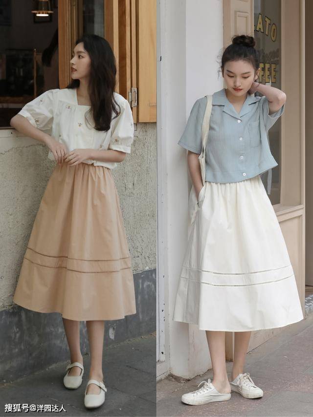 卫衣 “半身长裙”的正确打开方式：搭配这几件上衣