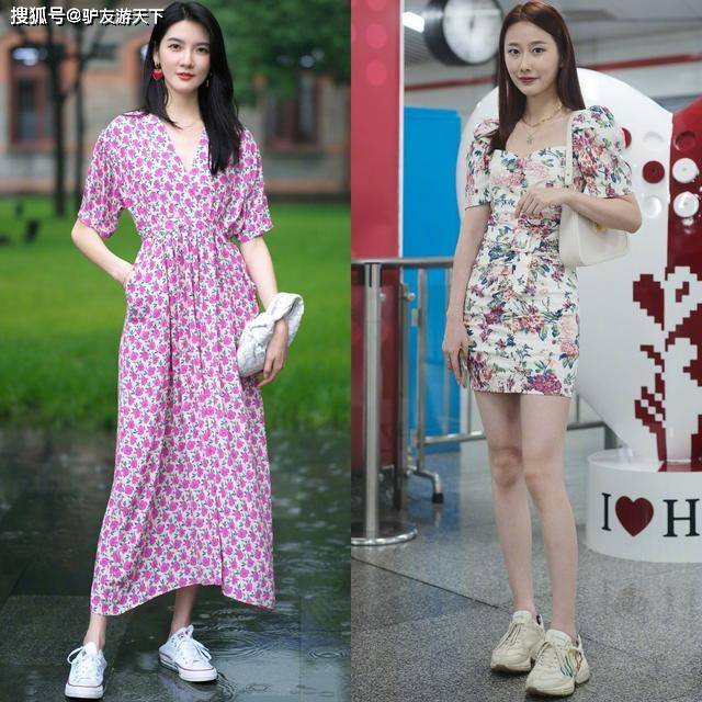 美得 人手一条的“碎花裙”,搭配这7种鞋子,让你的夏天美得与众不同