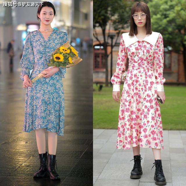美得 人手一条的“碎花裙”,搭配这7种鞋子,让你的夏天美得与众不同