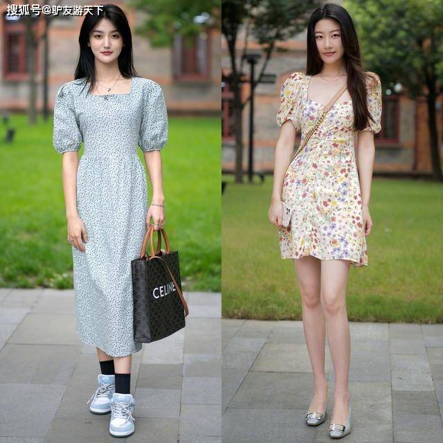 美得 人手一条的“碎花裙”，搭配这7种鞋子，让你的夏天美得与众不同