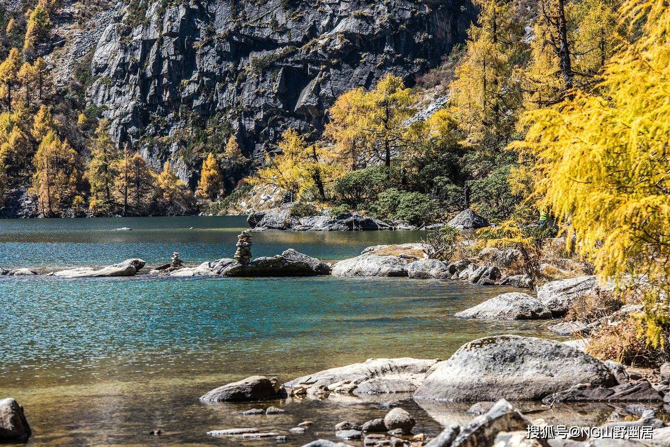 山野|深秋时的葫芦海太美了，美得不可言喻！川西果然是赏秋胜地！