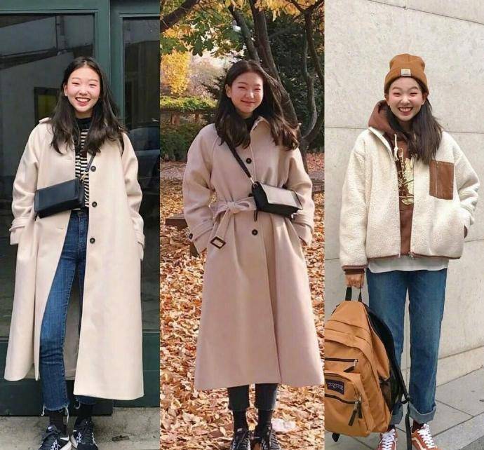 颜色 最近很流行的“韩系大衣穿搭”，简约实穿又时髦，照搬穿都好看