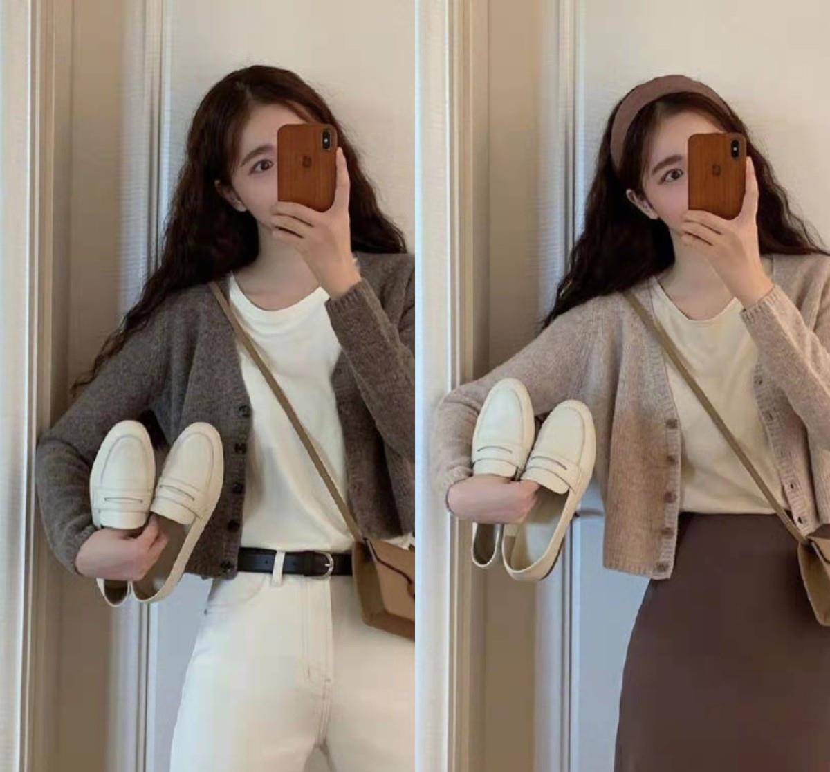 马甲 秋季“两件套”神仙搭配,时尚又高雅,不会穿搭的照穿就行