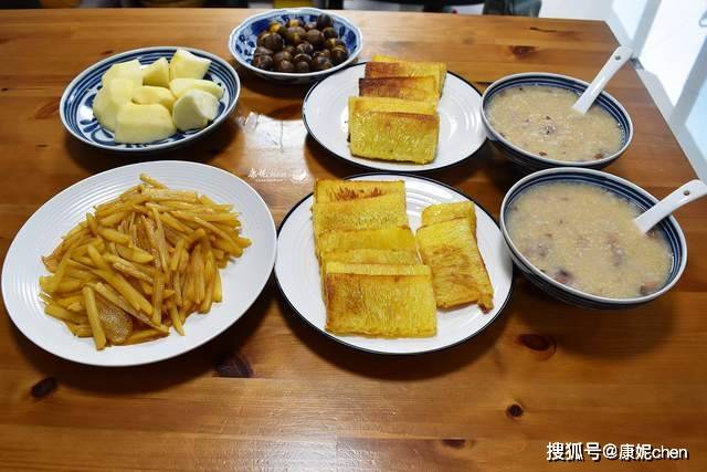 土豆条|两人的早餐，有粥有糕点还有它们，好吃又营养，在家吃早餐最温馨