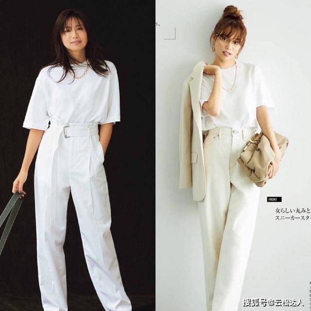 下装 想把T恤穿出优雅“女人味”,只会挑衣服还不够,另3点更重要