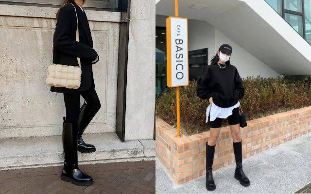 大地 气场是可以穿出来的！秋日女生长筒靴搭配推荐，利落又显女人味