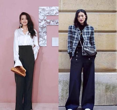 脚踝 “拖地裤”能有多好穿？看王子文就知道了，这样穿时髦显高显腿长