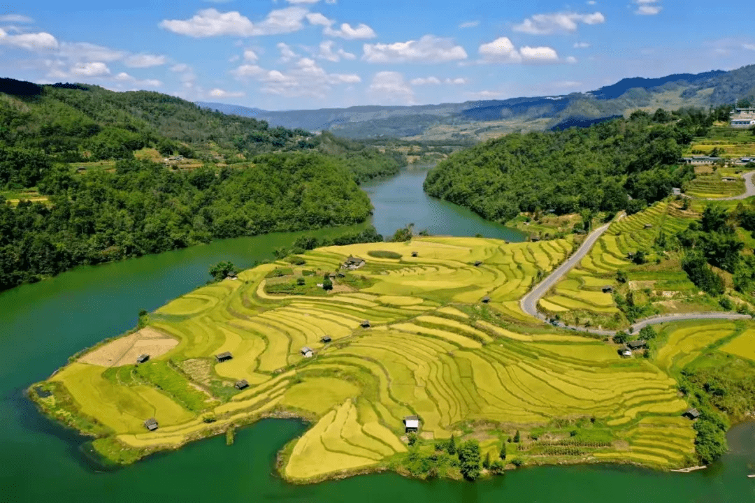 水面|美文分享丨腾冲龙川江峡谷：梯田如画稻谷香