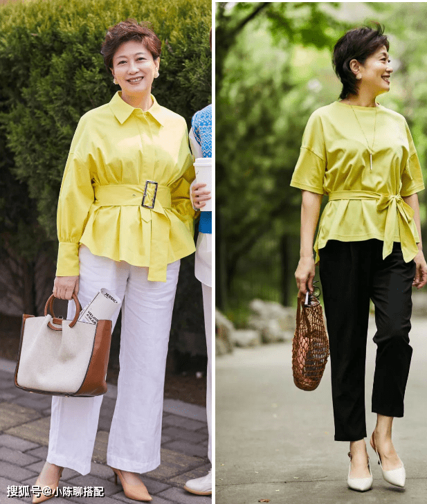 上半身 中年微胖身材的穿搭禁忌:不要穿一身黑,也不要“装嫩”