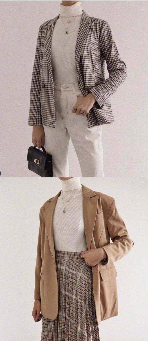 毛衣 今年想要时髦有范,穿出精致的脸庞,不妨选择烟管领毛衣