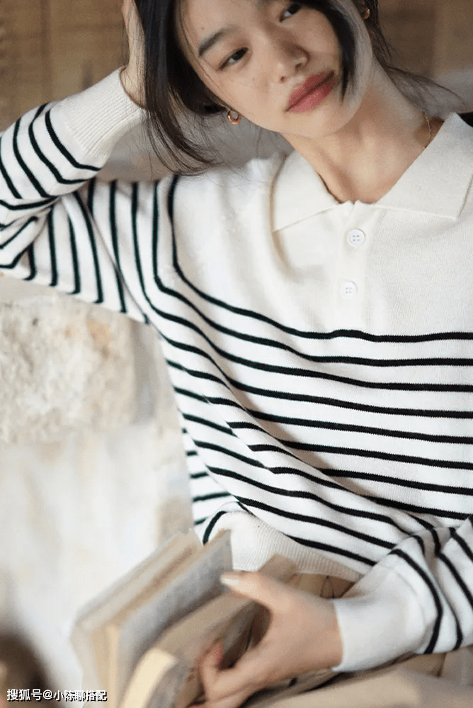 条纹 秋冬必买的毛衣，只推荐这一件，穿10年都不过时