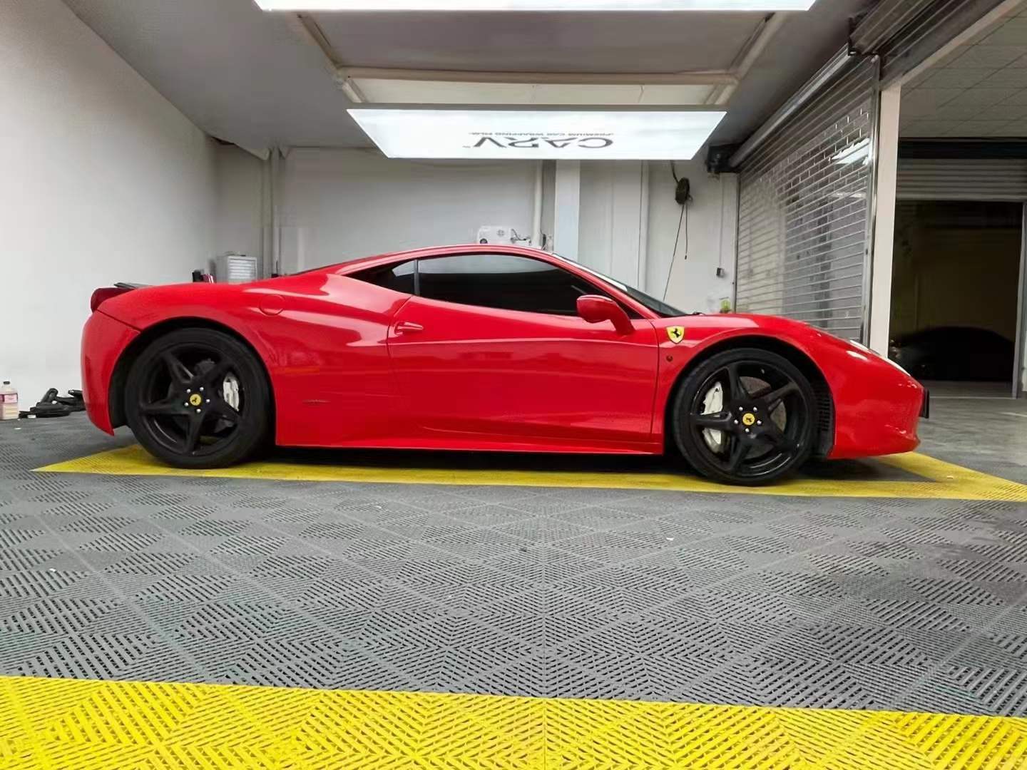 法拉利458卡孚carv改色膜pet法拉利红_搜狐汽车_搜狐网