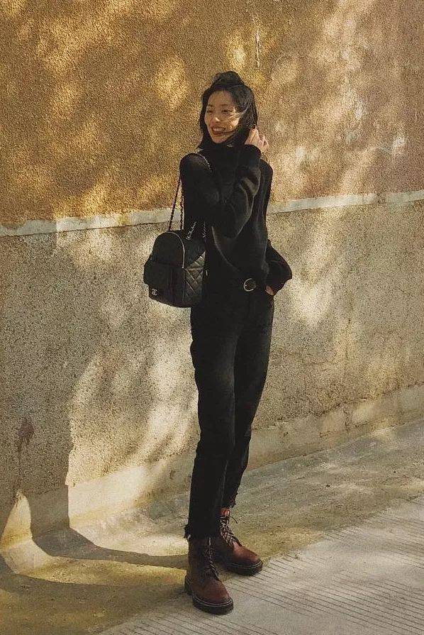 毛衣 毛衣+直筒裤= 偷偷显瘦5斤，显高五公分，气质惊艳！