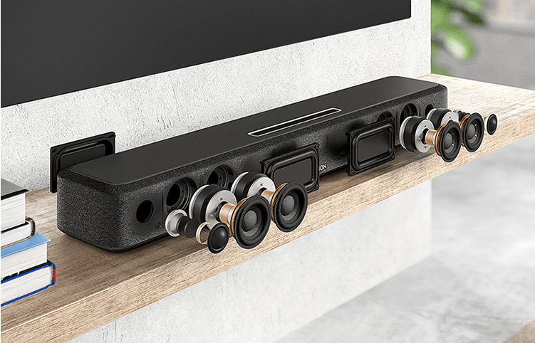 设计|天龙HOME 550：随处可放的soundbar，浓缩就是精华