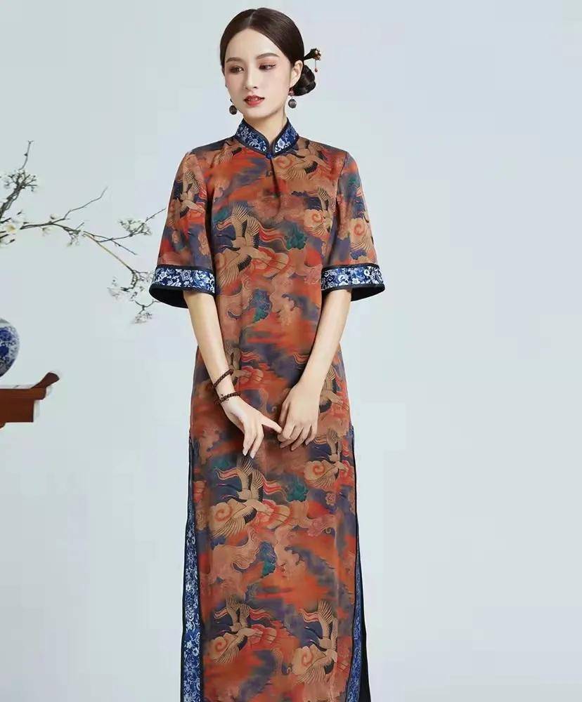 腰部 奥黛旗袍，经典复古中国风，让古今相结合融合搭配尽显风华绝代！