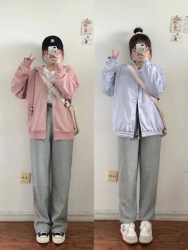 小个子 秋天，掌握这18套休闲系穿法，显高还很舒适，小个子也能穿
