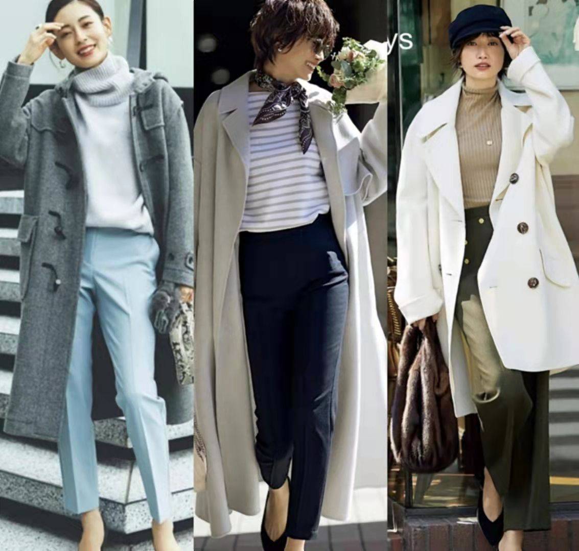 亮点 大衣+衬衫、大衣+打底衫，才是冬季最实用的搭法，体面优雅又时尚