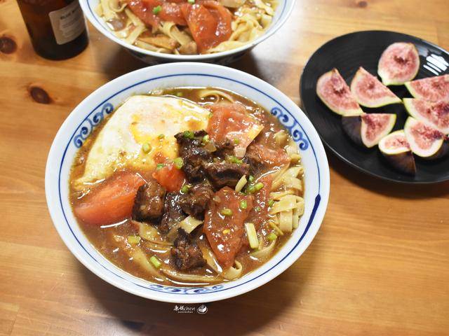 蔬菜|早餐给家人煮这碗面,荤素都有,好吃又解馋,工作量再大也不会饿