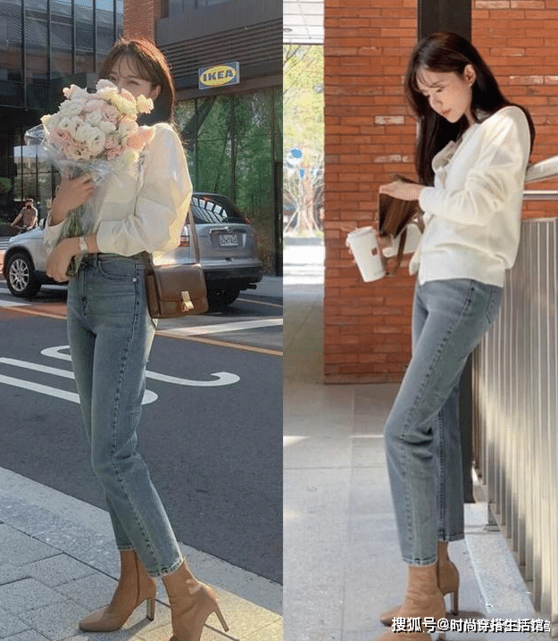脚踝 “九分裤+短靴”初冬王炸组合,既有风度又有温度,高级又好看!