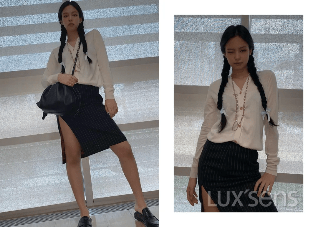 开衩 今年针织开衫这么穿，时髦炸了！