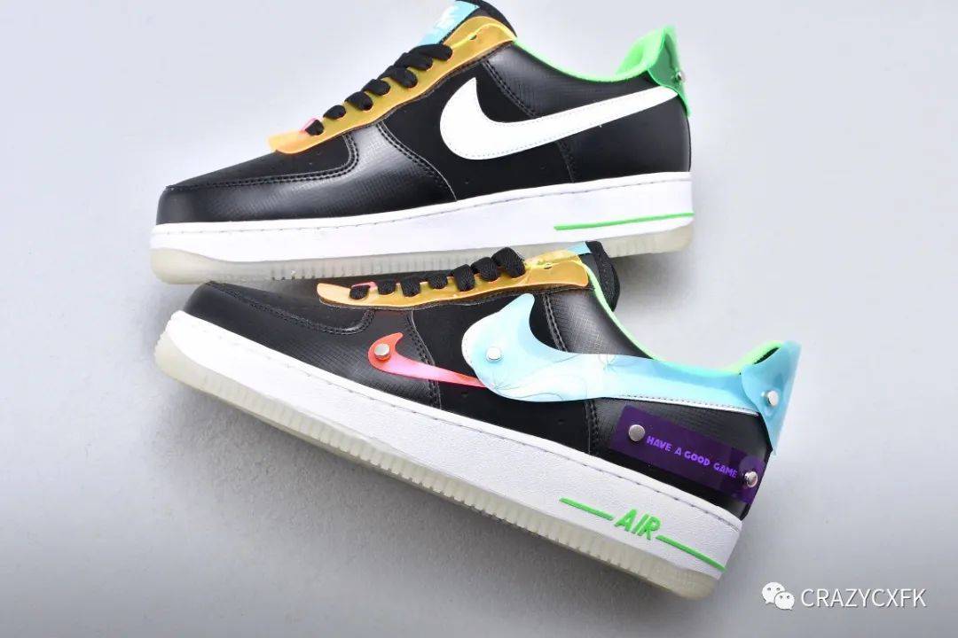 测评盘点 耐克空军一号 Air Force 1 Have A Good Game 科幻电玩夜光运动鞋