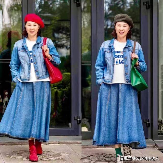 身材 年龄不是限制，60岁比年轻人更敢穿，“亮丽色”穿出时髦范