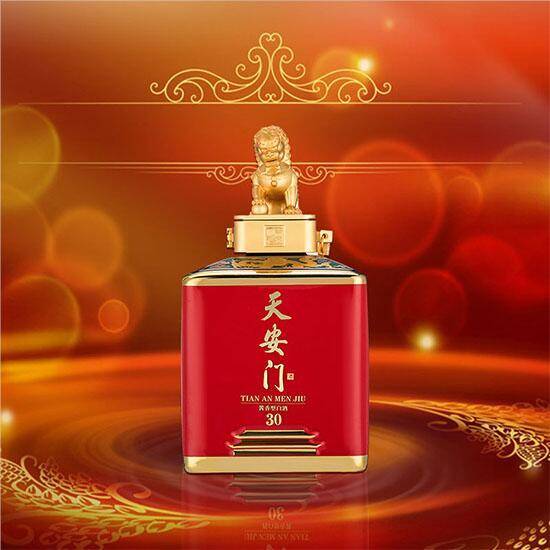 天安门狮子头三十年陈酿酱香白酒_寓意