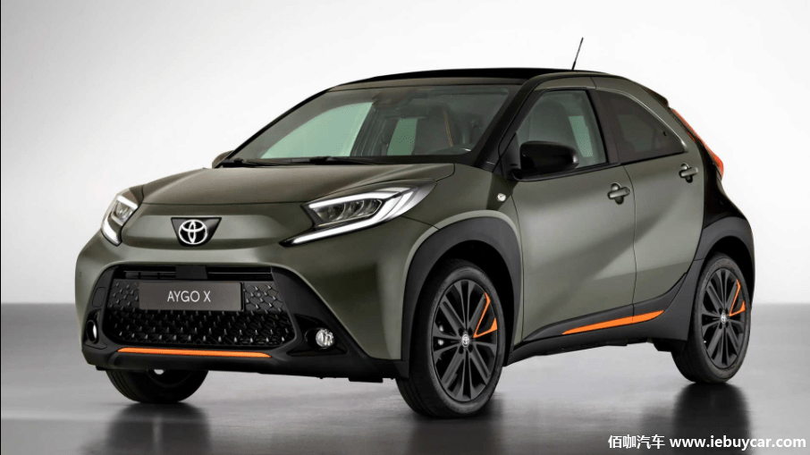 具有大个性的小型车22款丰田aygo X首次亮相 将于22年上市销售 车型