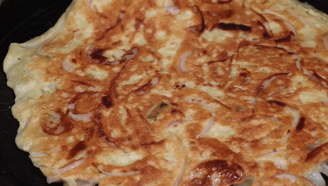 教大家这样做洋葱鸡蛋早餐饼，简单易学，酥软可口，咸香有味！