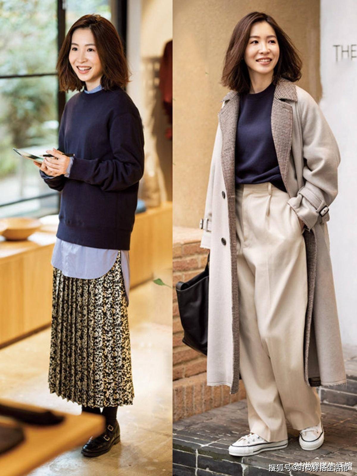 毛衣 肤色暗黄女人少穿黑白灰,手把手教你配色技巧,时髦高级又显白