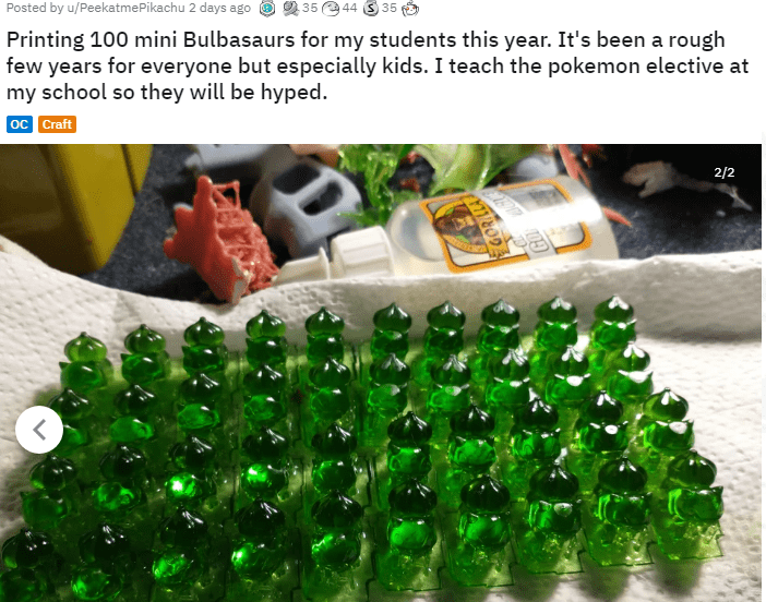 看恋爱攻略谈恋爱是什么体验 某中学老师在宝可梦选修课上制作了100个妙蛙种子送给学生