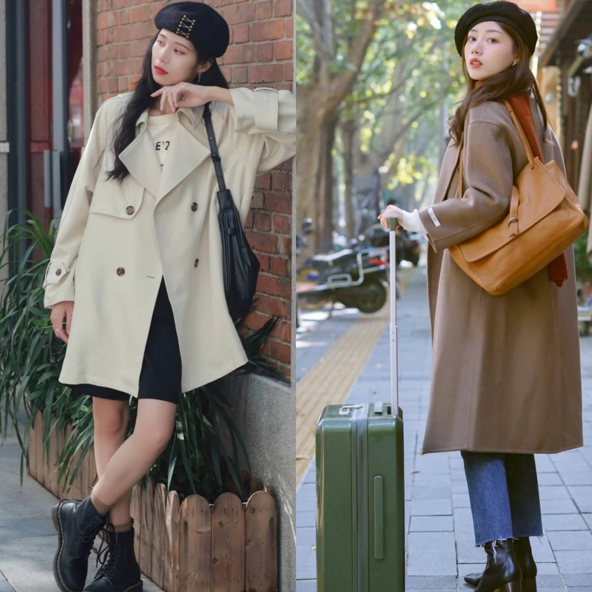 显得 穿来穿去,还是“大衣+短靴”最优雅,随心搭配时髦高级