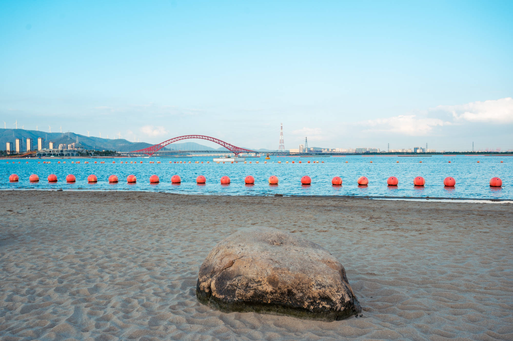 宁波旅游景点海滩图片