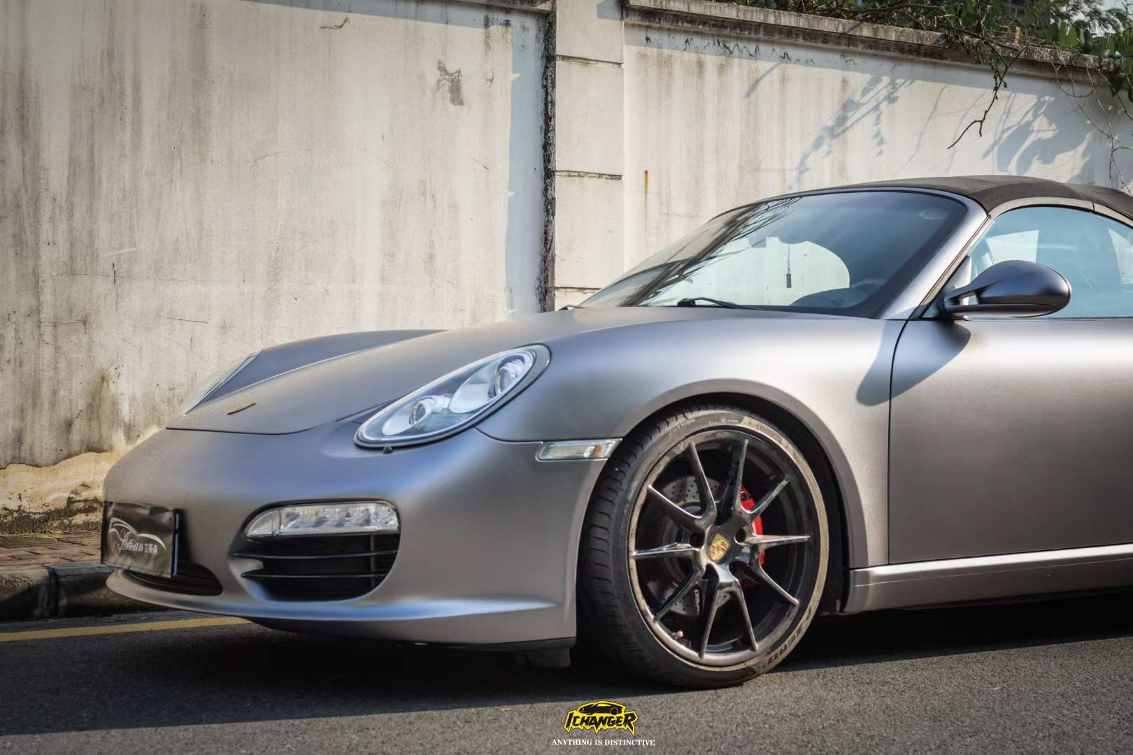 保时捷 718汽车ichanger(icr)改变者超亚电镀灰