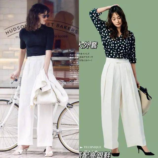 黑色 黑色+白色”打造极简风穿衣，知性高级