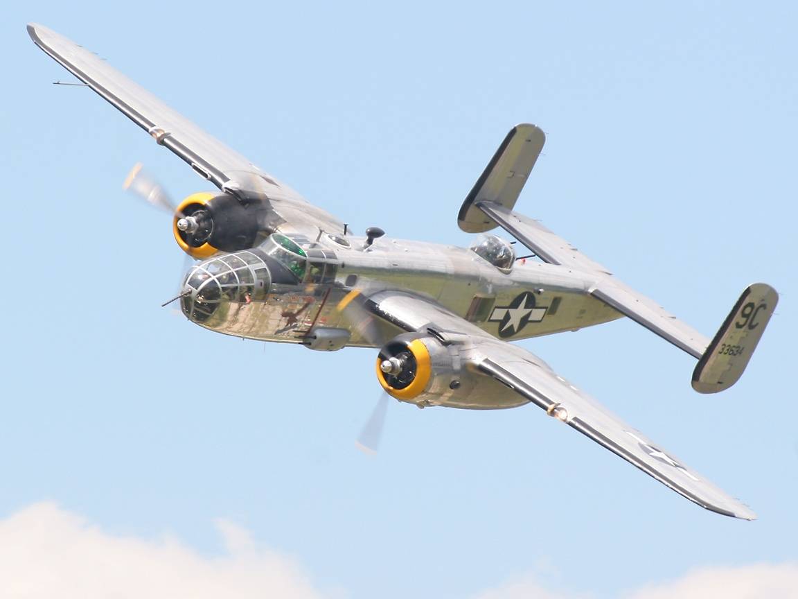 原创无名英雄解放军三灶岛机场缴获国民党b25轰炸机