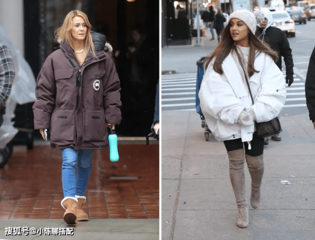 显得 羽绒服这样穿遮肉显腿长！衣品好的女人必知3个搭配技巧