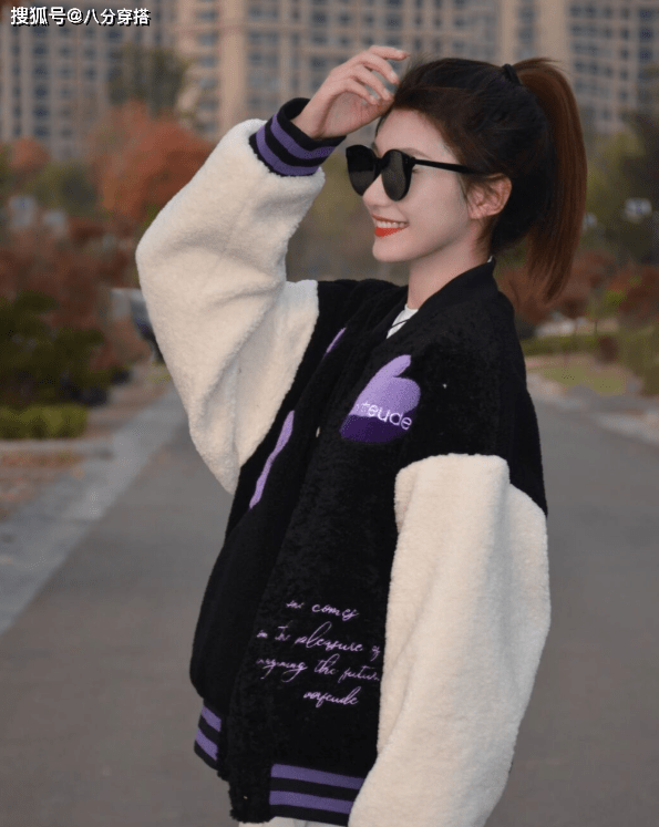 工装裤 今年流行穿“羊羔毛外套”，保暖舒适又减龄，时髦百搭不挑人