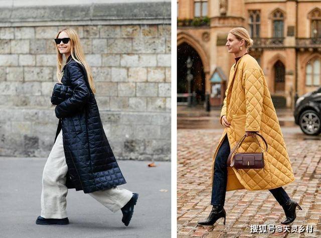 腰带 别再跟风加拿大鹅了,今冬流行的还有绗缝棉衣,4个技巧远离土气