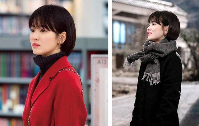 灯芯绒 宋慧乔准备的这三款过冬单品,可以复制到生活中,不论高矮都能穿