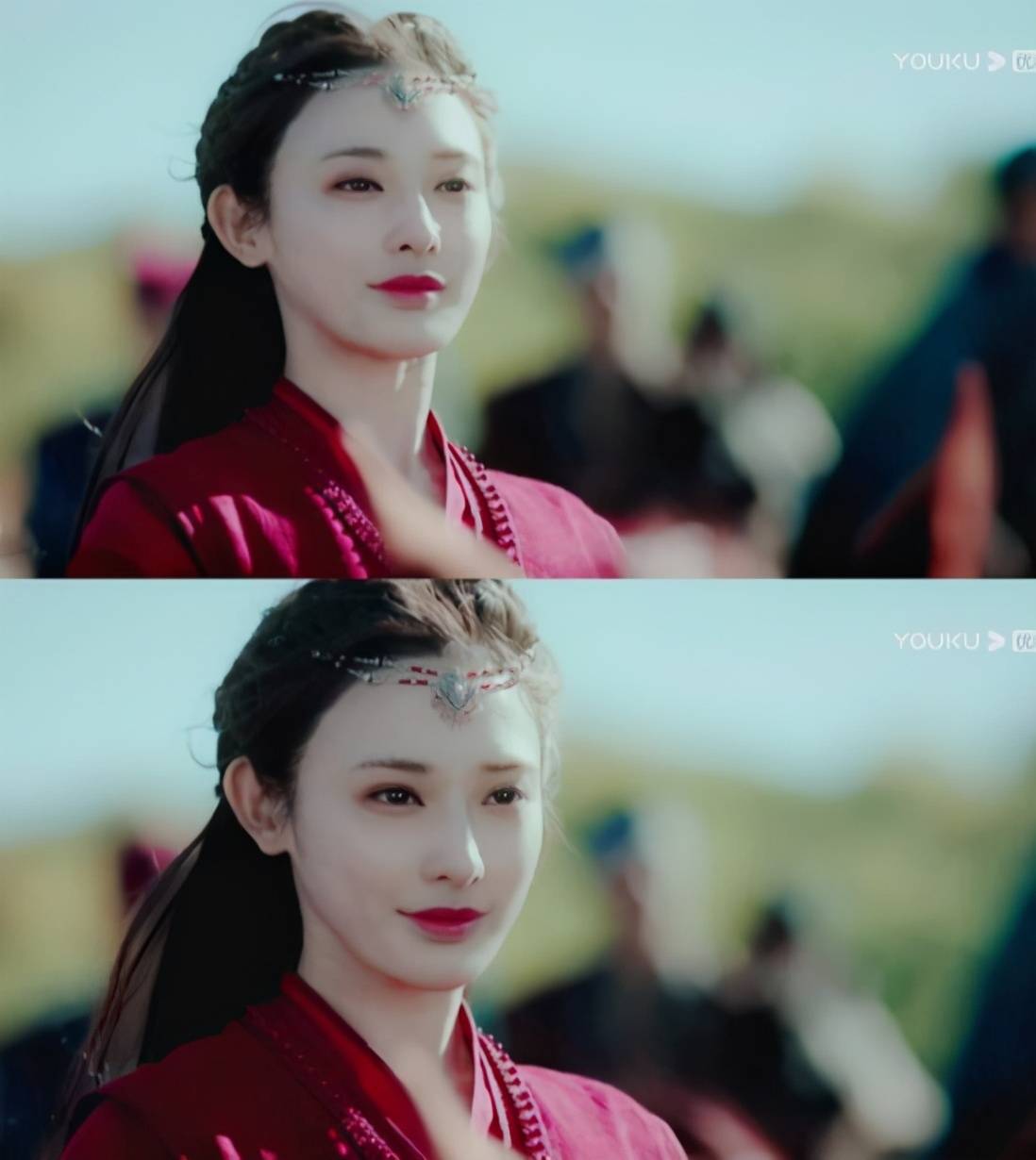 彭小苒 当女星戴上眉心坠额饰：杨幂甜美、唐嫣仙气、彭小苒异域少女