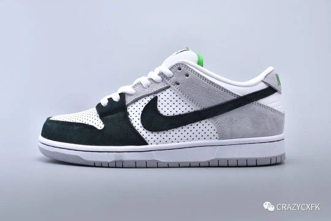 方案 耐克 Nike Dunk SB Low Pro Chlorophyll 叶绿素烟灰色低帮板鞋