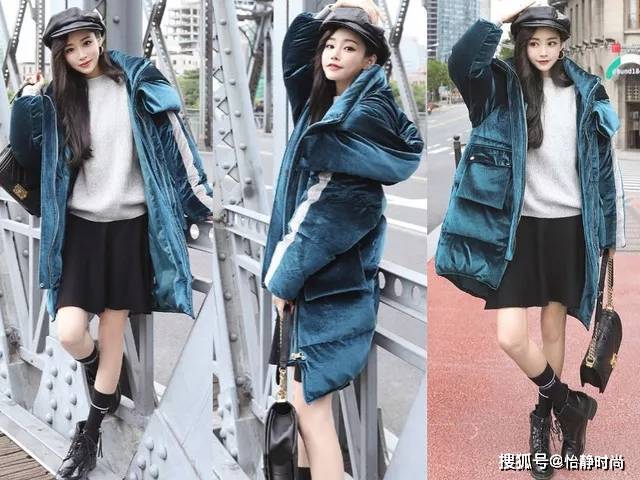毛衣 初冬穿搭！今年流行这件丝绒羽绒服，比大衣暖和，比皮草还要时髦一百倍！