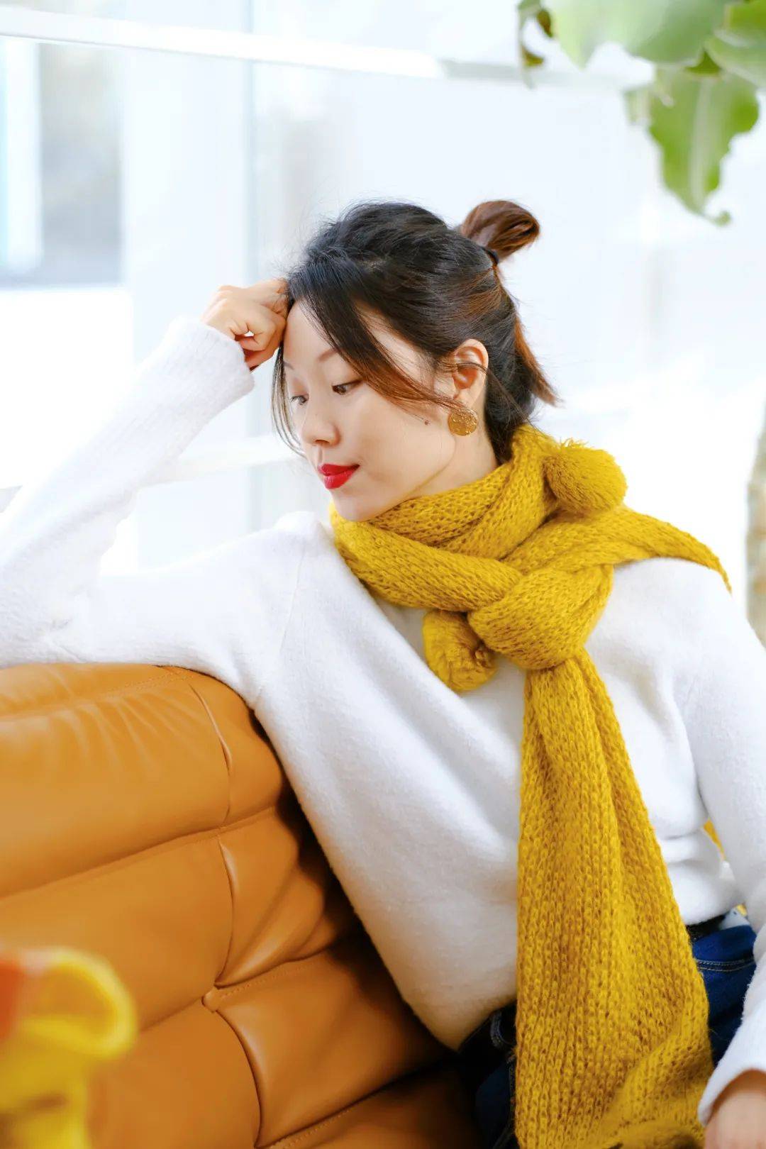 披肩 这个寒冬，跟着Lisa虞书欣一起玩转围巾的7种花式系法吧